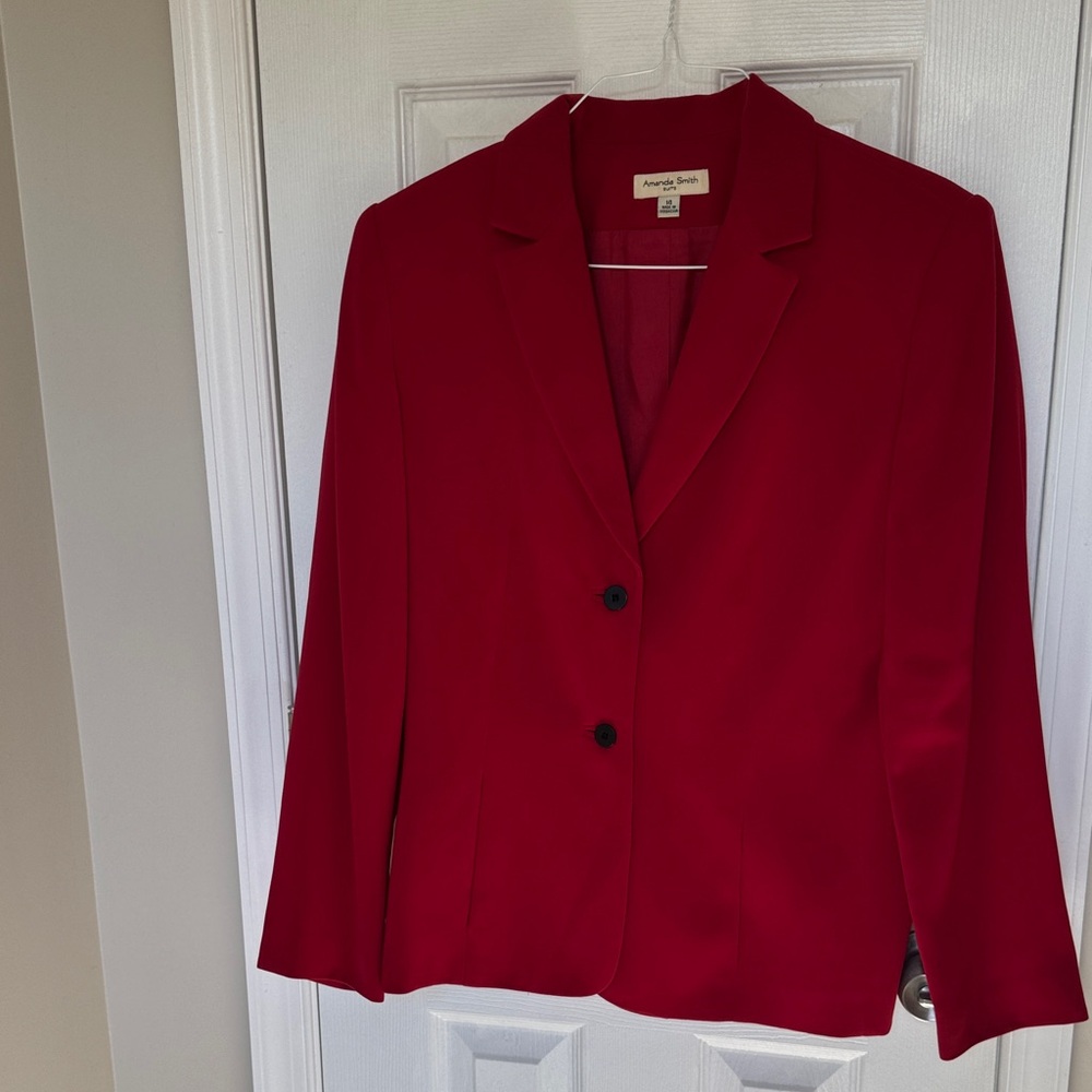 Amanda Smith Classic Red Blazer